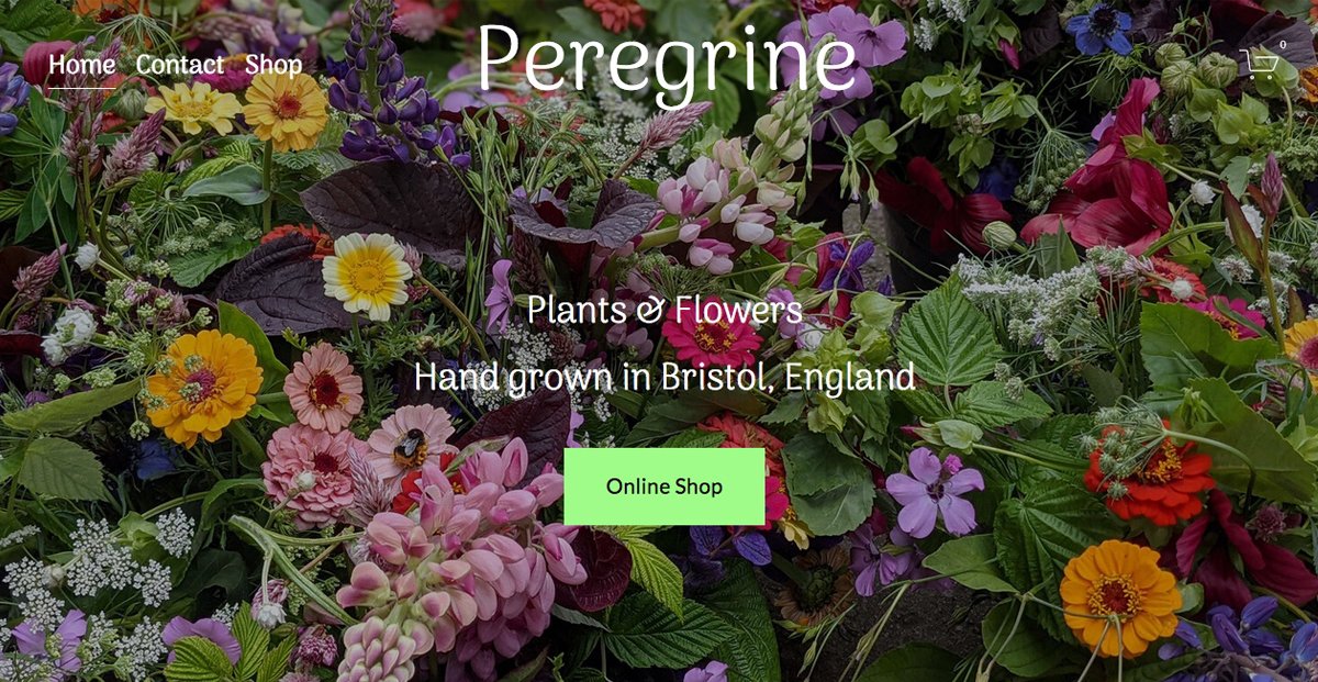 Peregrine Plants. Horticulture website and shop.